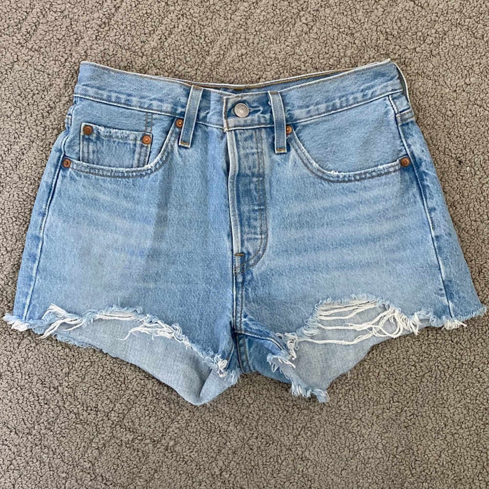 Levi’s 501 High-Rise Denim Shorts